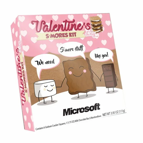 Valentines Day Smores Kit - Custom Stickers Now