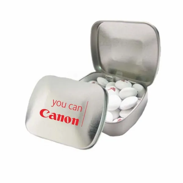 Domed Tin-Imprinted Chocolate Buttons - Custom Stickers Now