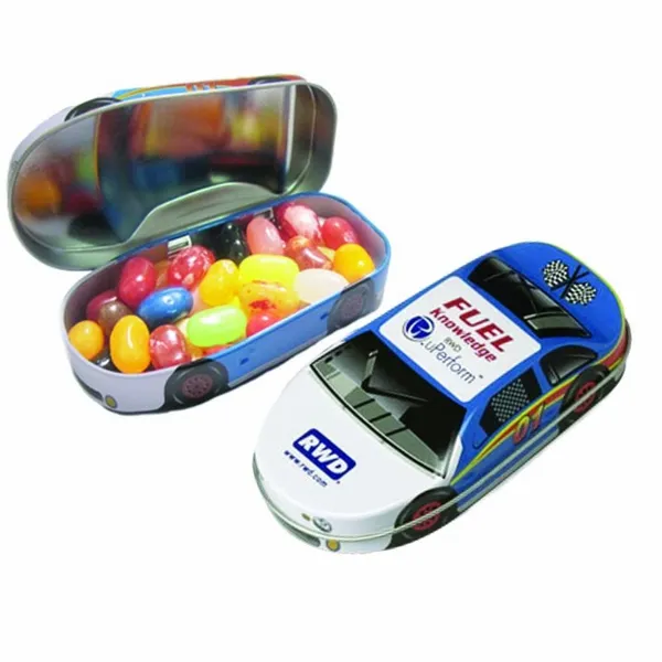 Race Car Tin-Jelly Belly® - Custom Stickers Now
