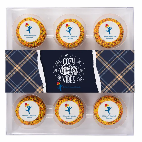 Custom Dipped Sandwich Cookies - 9pc - Custom Stickers Now