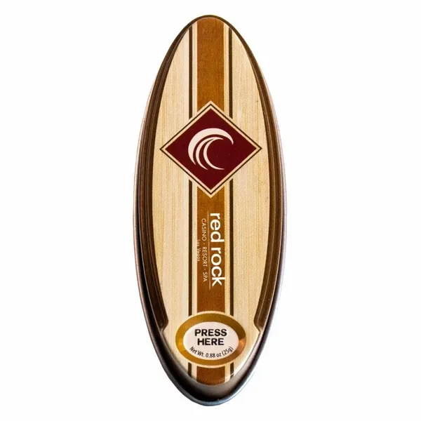 Wave Surfboard Mint Tin - Custom Stickers Now