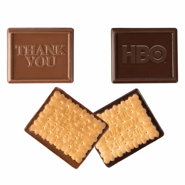 Rectangle Chocolate Cookie - Custom Stickers Now