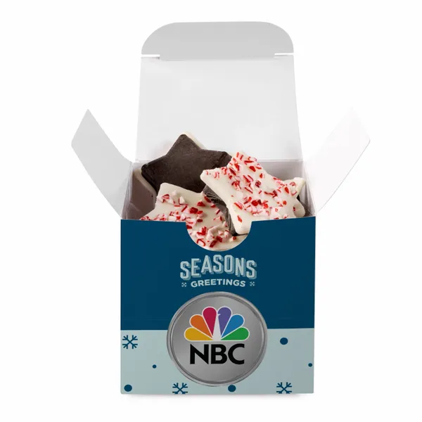 Desk Drop-Peppermint Bark Shapes - Custom Stickers Now