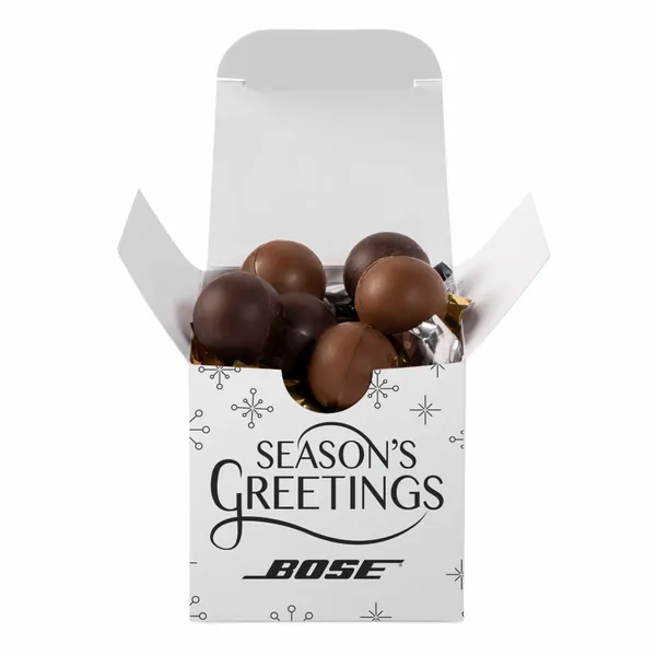 Desk Drop-Twist Wrapped Truffles - Custom Stickers Now