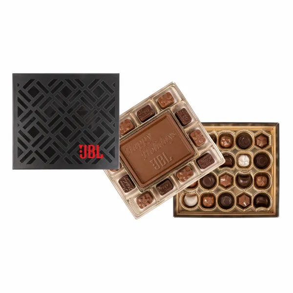 Custom Chocolate Delight Gift Box With Gourmet Truffles - Custom Stickers Now