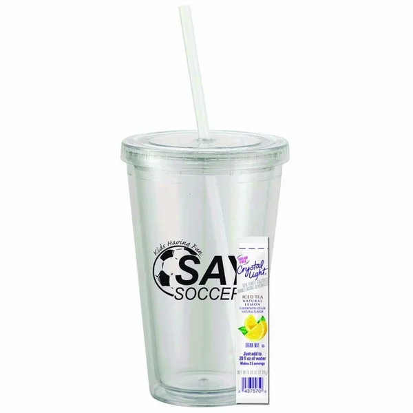 Iced Tea Tumbler - Custom Stickers Now