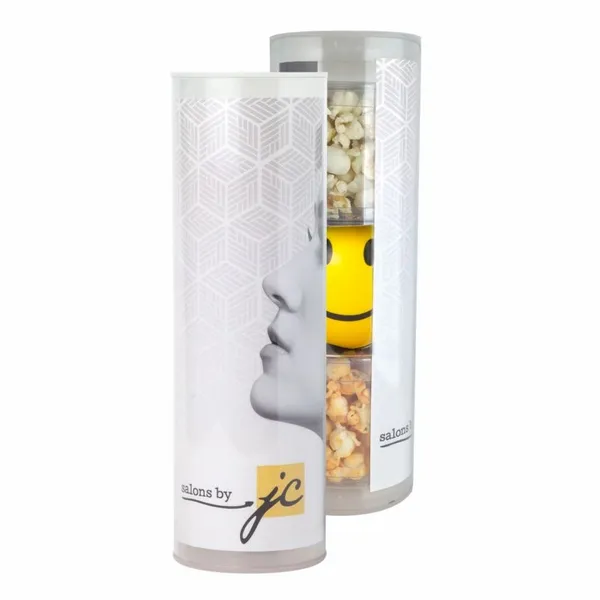 3 Piece Gift Stress Relief Popcorn Tube - Custom Stickers Now