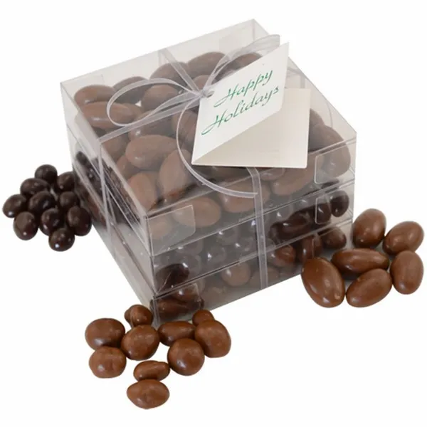 3 Way Chocolate Covered Stack Acetate Tower - Custom Stickers Now