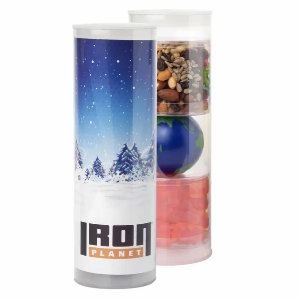 3 Piece Gift Tube with Energy Mix - Custom Stickers Now