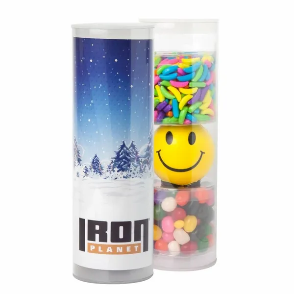 3 Piece Stress Relief Candy Tube - Custom Stickers Now