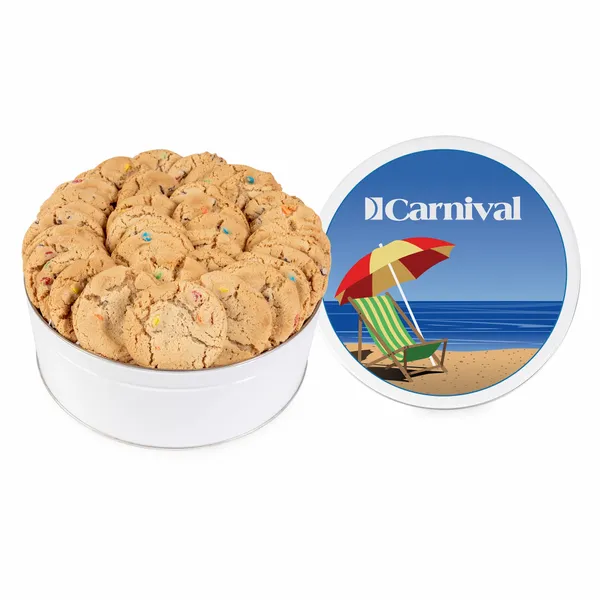 Fresh Beginnings Jewel Chip Cookie Tin (Large) - Custom Stickers Now