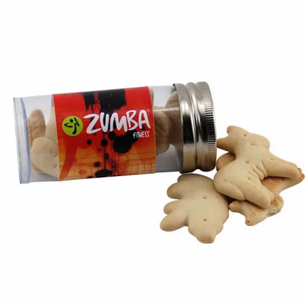 Tube with Animal Crackers - TRB610 - Custom Stickers Now