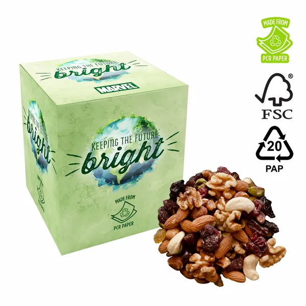 ECO-Box, PCR & Full Color, Champion Mixed Nuts - Custom Stickers Now