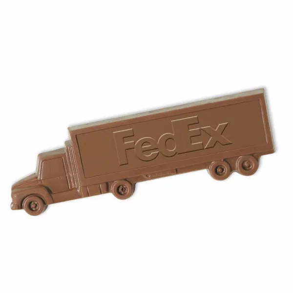 Chocolate Tractor Trailer (8 oz.) - Custom Stickers Now