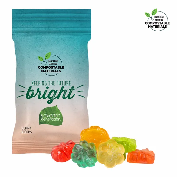 1oz ECO-Digibag, Compostable & Full Color, Gummy Blooms - Custom Stickers Now