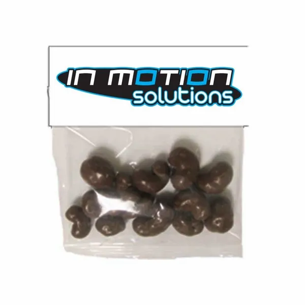 Large Header Bags - Milk Chocolate Cashews - Custom Stickers Now