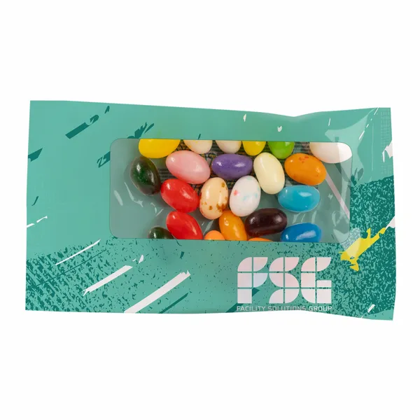 1oz. Full Color DigiBag™ with Gourmet Jelly Beans - Custom Stickers Now