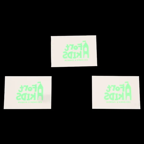 Custom Glow Green Tattoos - Custom Stickers Now