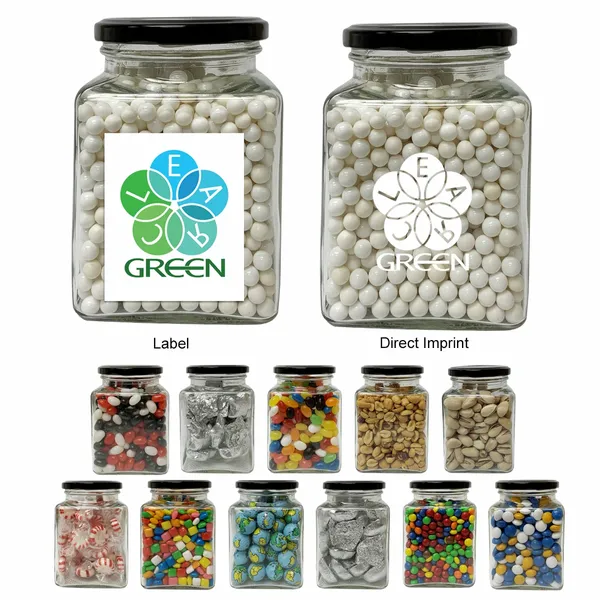 23 Oz. Glass Container - Custom Stickers Now