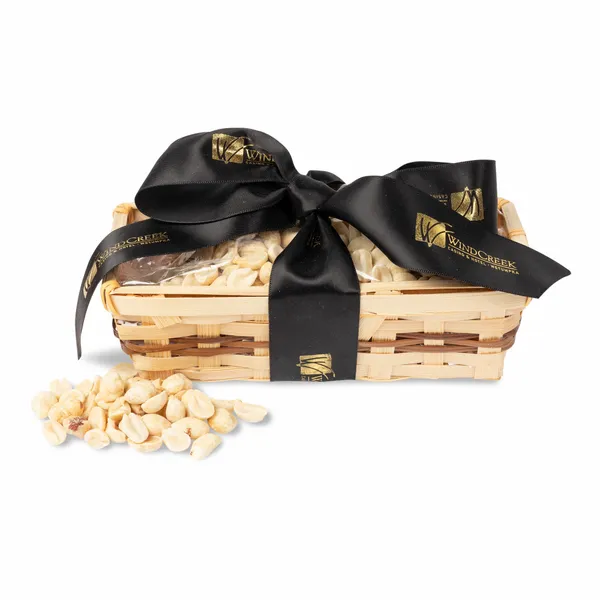 Gift Basket with Peanuts - Custom Stickers Now