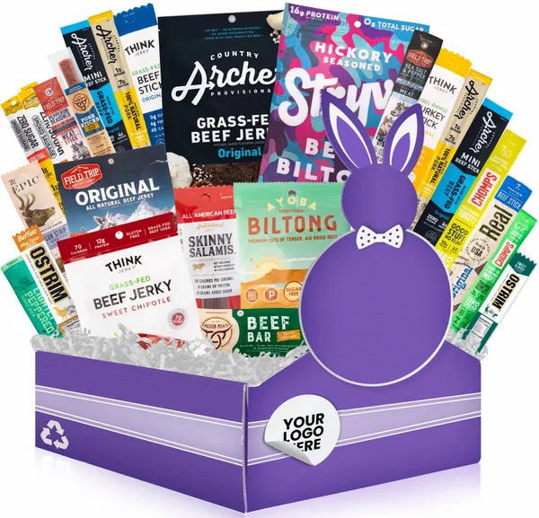 Bunny James Ultimate Jerky Lovers Gift Box - Custom Stickers Now