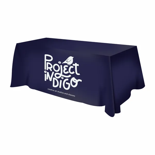 24 Hour Rush Rectangle Table Covers - Custom Stickers Now