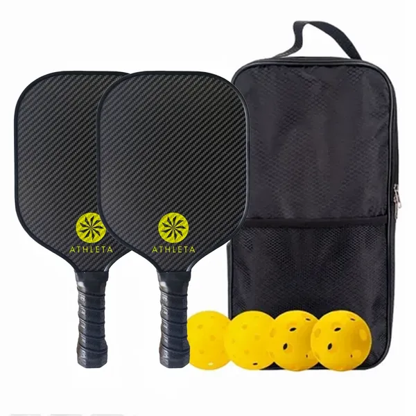 Elite Carbon Fiber Pickleball Paddle Set