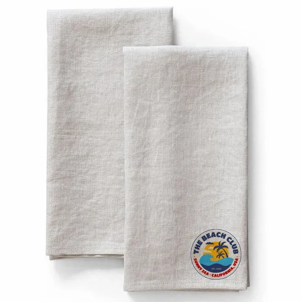 Linen Towels - Custom Stickers Now