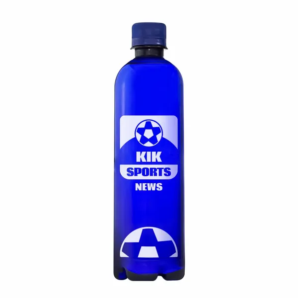16.9 oz Plastic Bullet Bottle – Screen Printed Custom Water - Custom Stickers Now