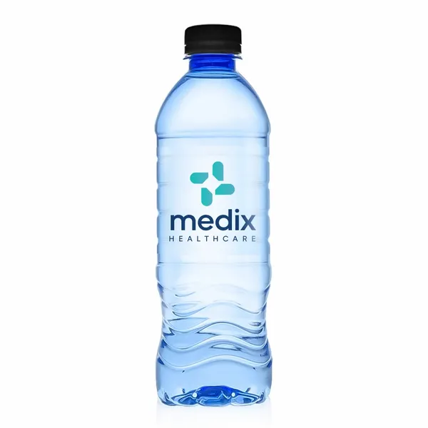 16.9 oz Blue Water Bottle - Custom Stickers Now