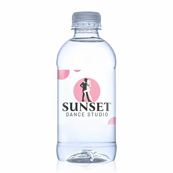 12 oz Bottled Water - Custom Stickers Now