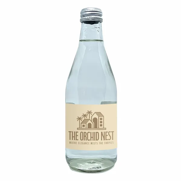 12 oz Glass Water Bottle (GLA12) - Custom Stickers Now