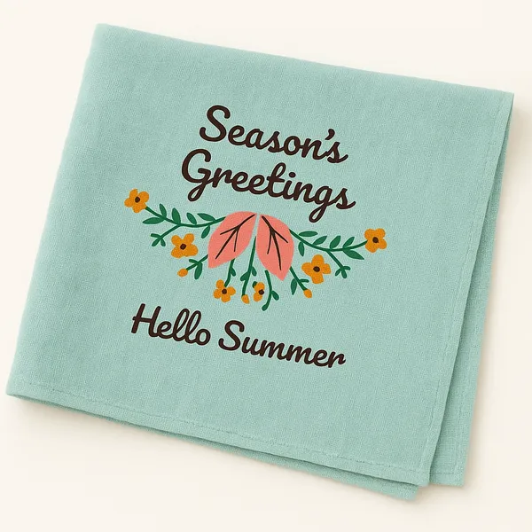 Linen Towels - Custom Stickers Now