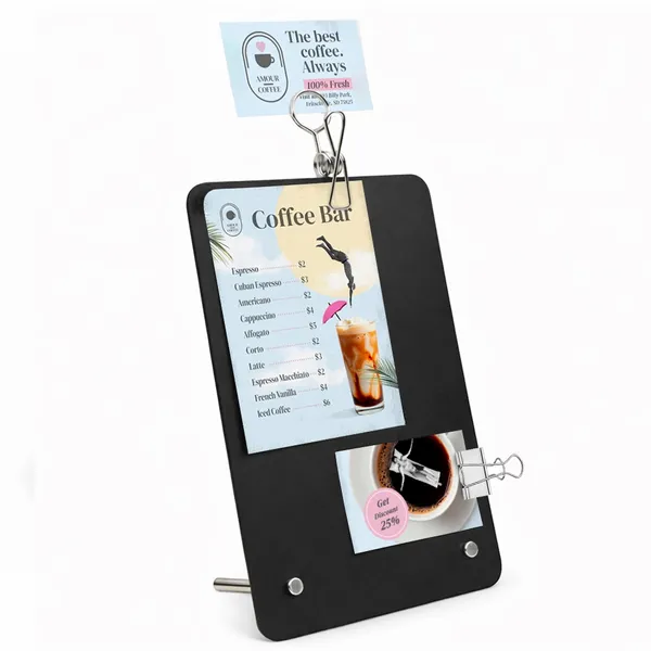 Metal Desk Display - Custom Stickers Now