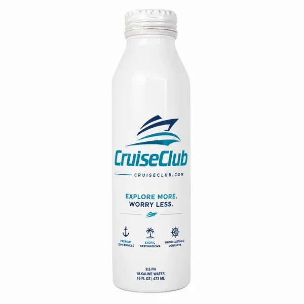 16 oz Aluminum Tall and Skinny Bottle (with Direct Print) - Custom Stickers Now