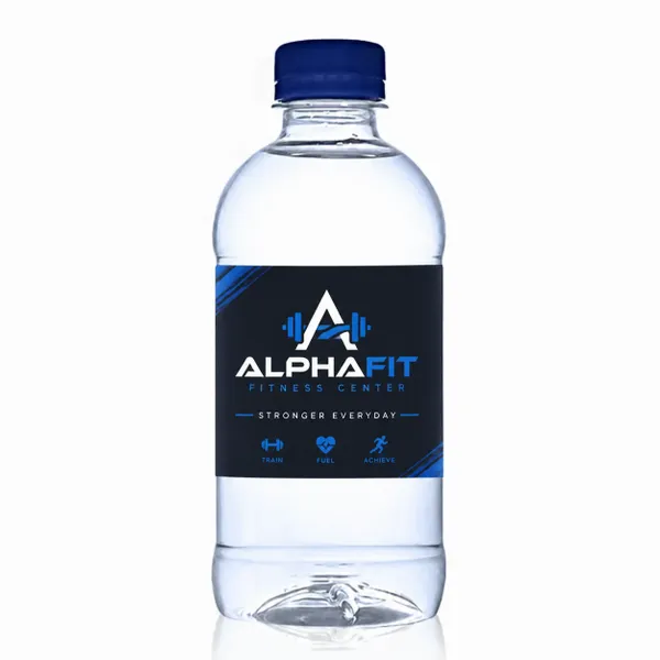12 oz Bottled Water - Custom Stickers Now