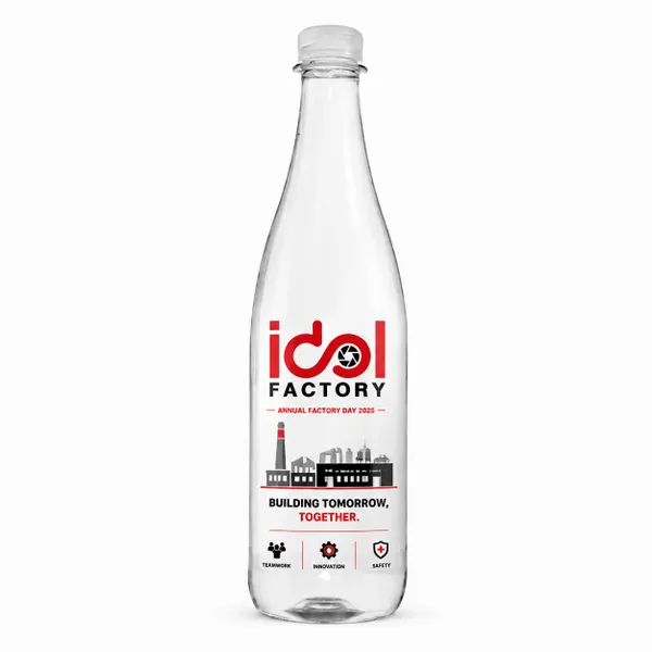 16.9 oz Champagne Style Water Bottle - Custom Stickers Now