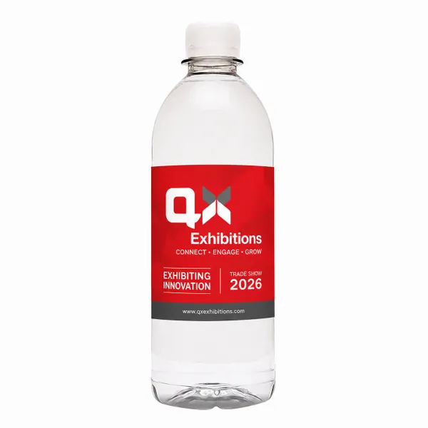 16.9 oz Light Blue Water Bottle - Custom Stickers Now