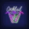 Cocktail Bar Neon - Custom Stickers Now