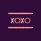 Xoxo Neon Sign - Custom Stickers Now