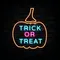 Pumpin Trick or Treat Neon Sign - Custom Stickers Now
