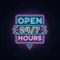 24/7 Open Hours Neon Sign - Custom Stickers Now