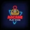 Arcade Play Zone Neon Sign - Custom Stickers Now