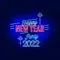 New Year Party Neon Sign - Custom Stickers Now