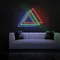 Triangles Neon Sign - Custom Stickers Now