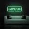 GAME ON Greeny Neon Sign - Custom Stickers Now