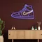 Sneaker Blue White Neon Sign - Custom Stickers Now