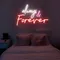 Always And Forever Neon Sign - Custom Stickers Now