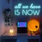 All We Have is Now Neon Sign - Custom Stickers Now
