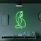 Scribble Cat Neon Sign - Custom Stickers Now